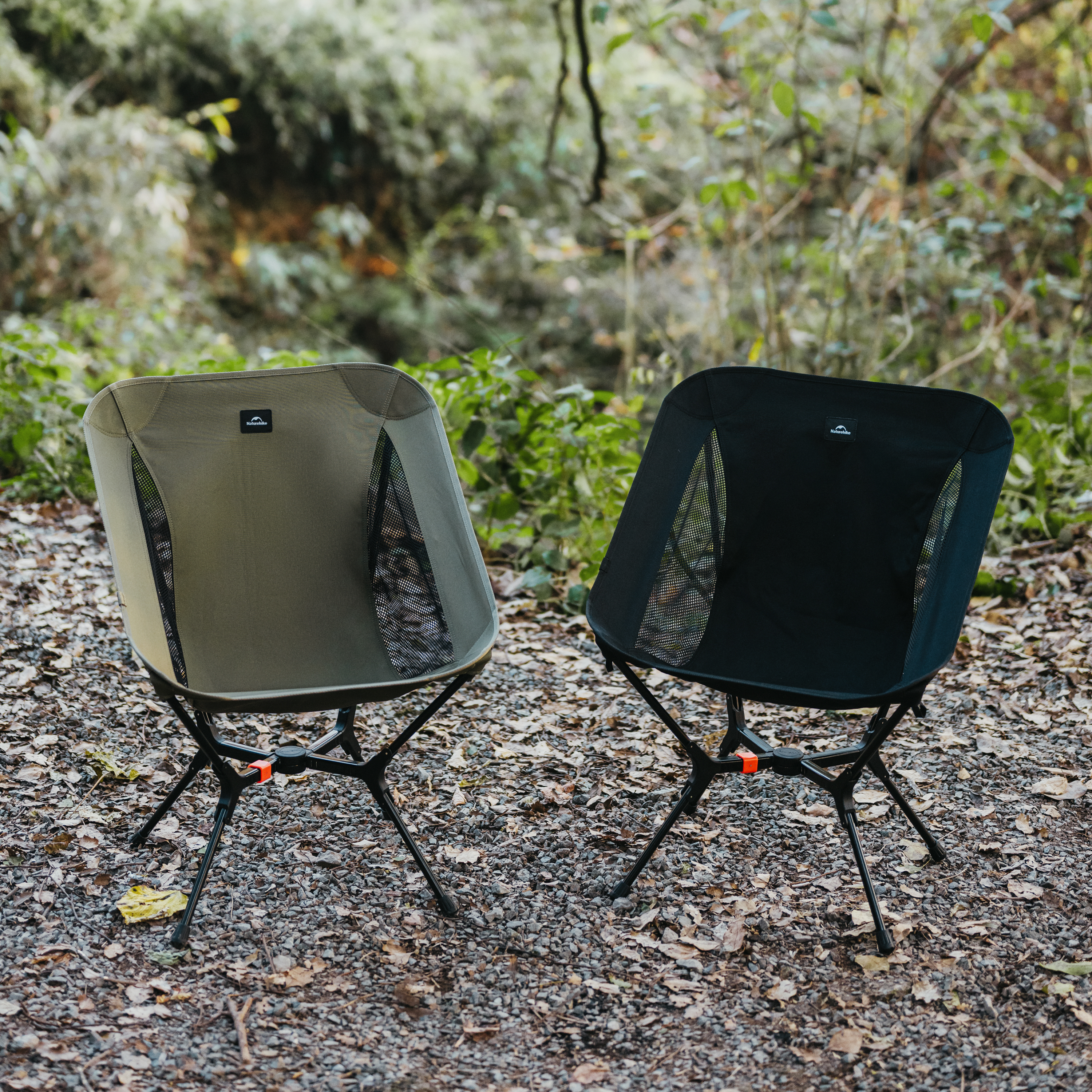 Naturehike rýchlorozkladacia ultraľahká stolička Snap 1300g - čierna